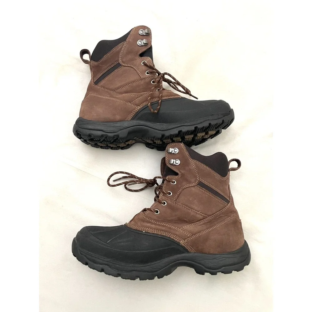 LL Bean Storm Chaser Tek 2.5 12 M Brown Hiking‎ Waterproof Wicking Primaloft EUC